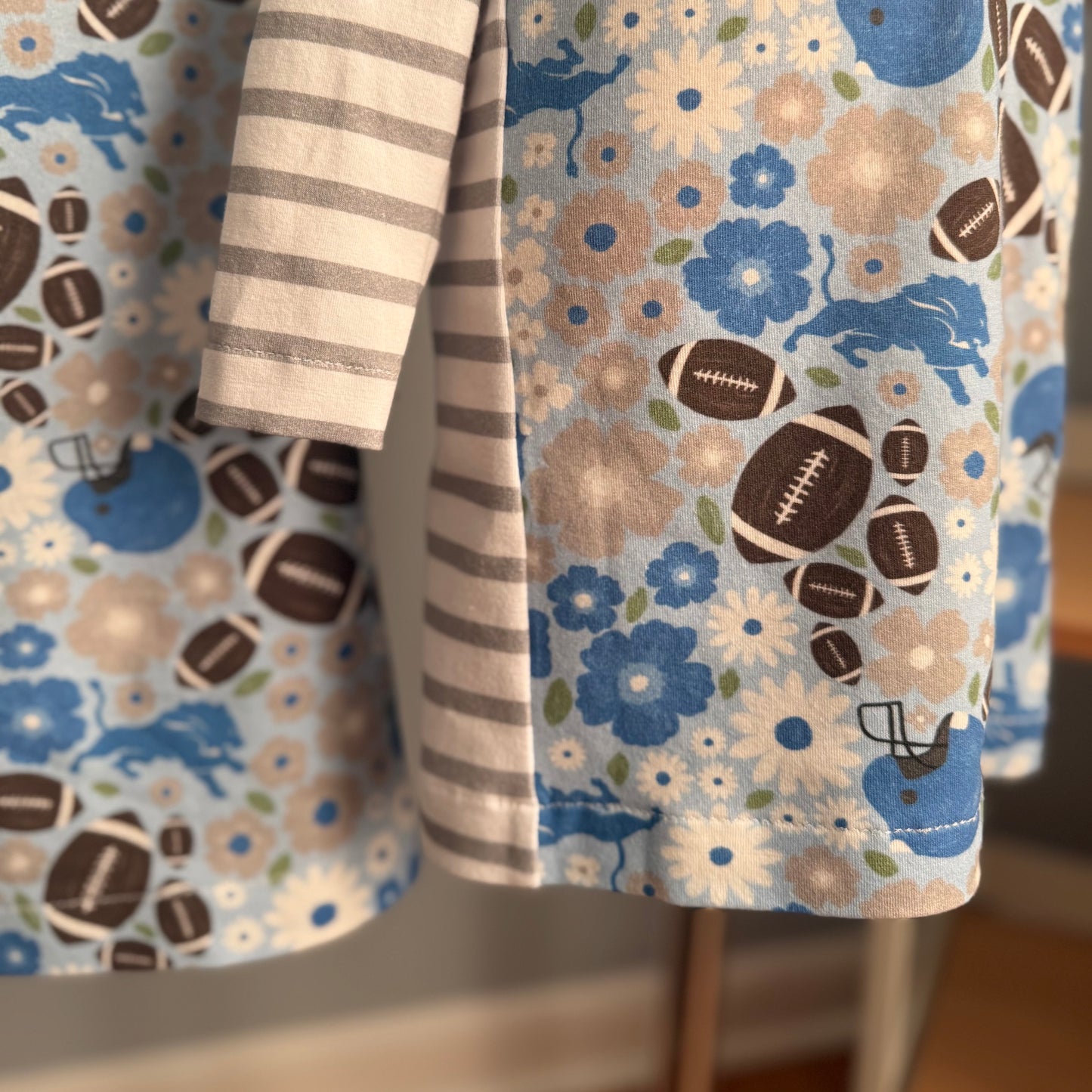 Lions Floral Raglan Dress