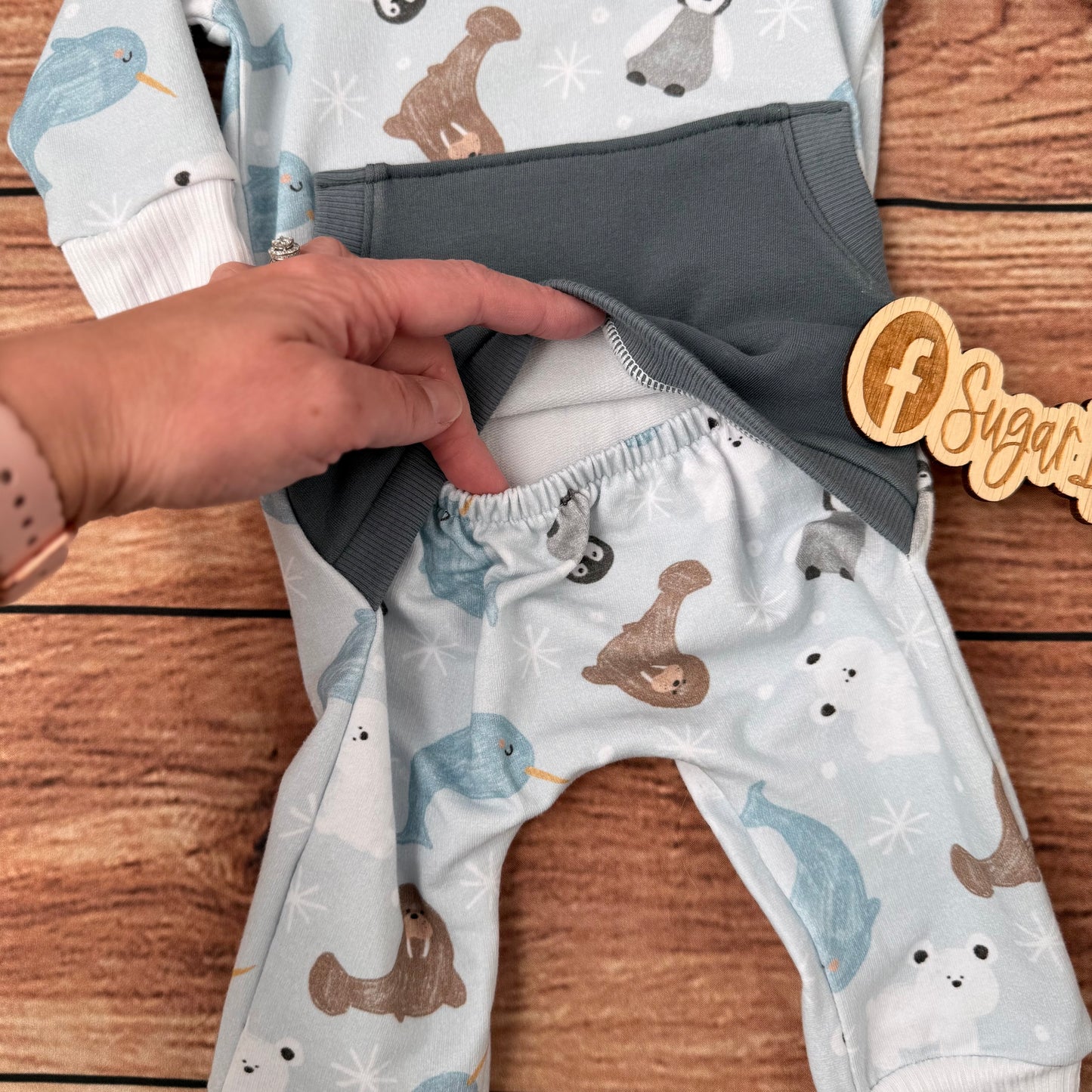 Winter Friends Baby Romper