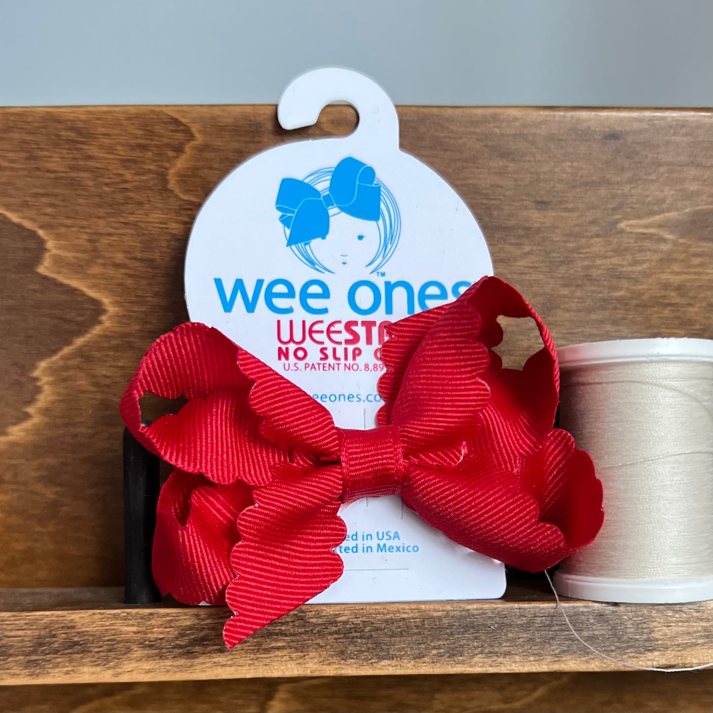 WeeOnes Mini Bow - Red