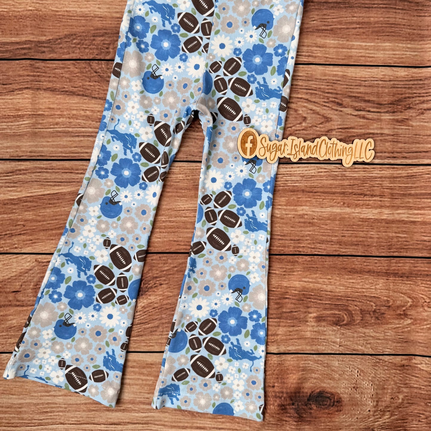 Lions Floral Flare Leg Pants