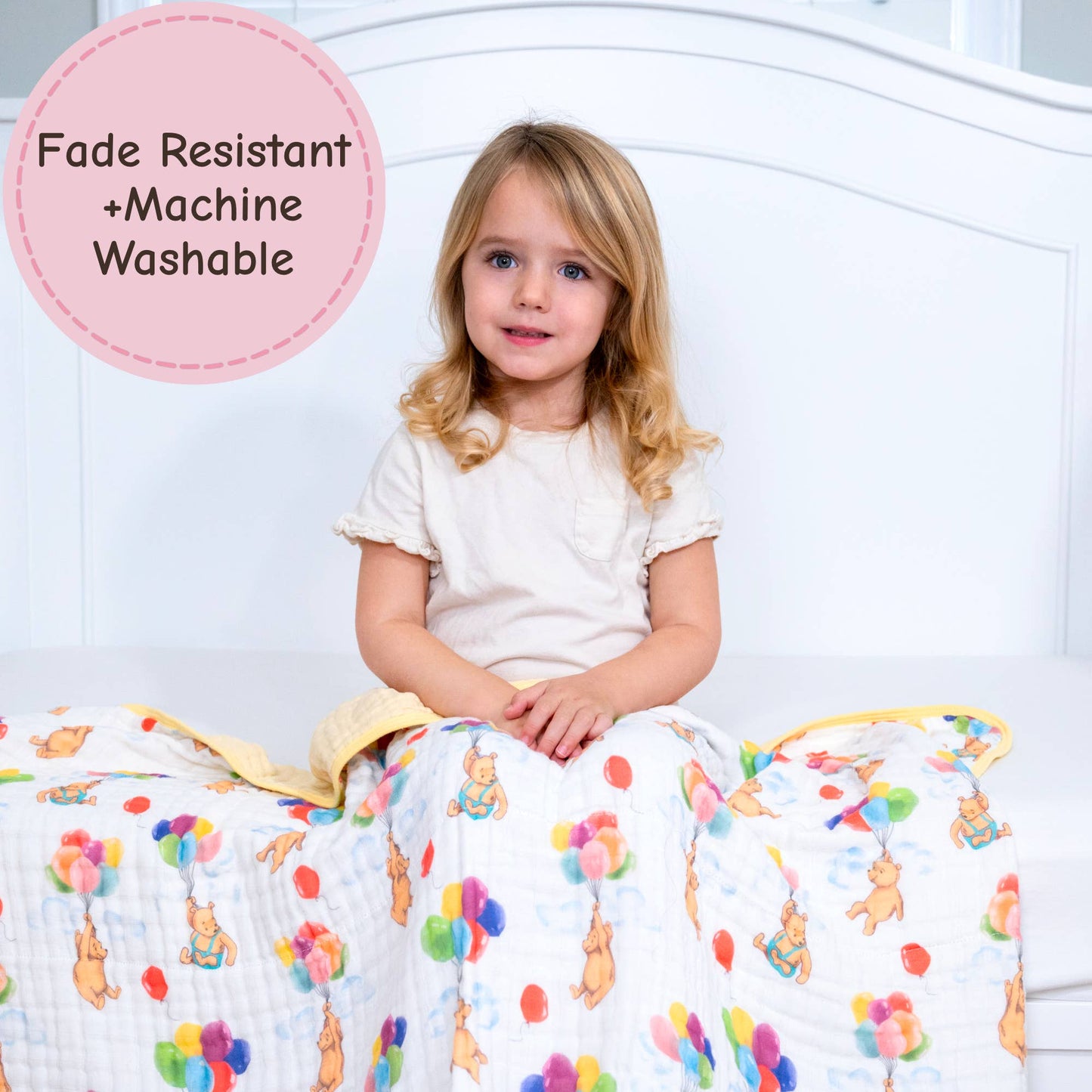 Muslin Quilt Baby & Kids Blanket Up Up Up and Bear