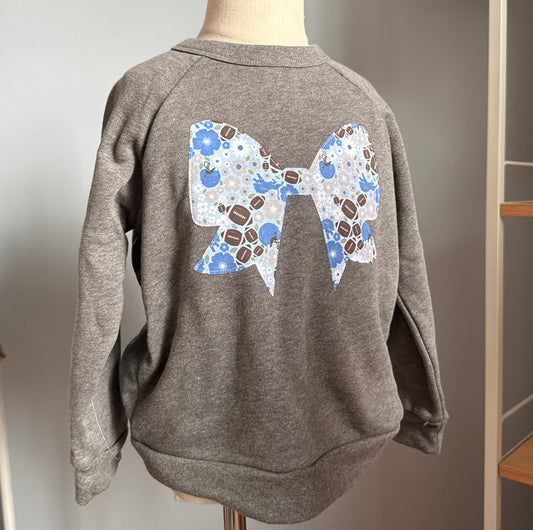 Lions Bow Applique Sweatshirt