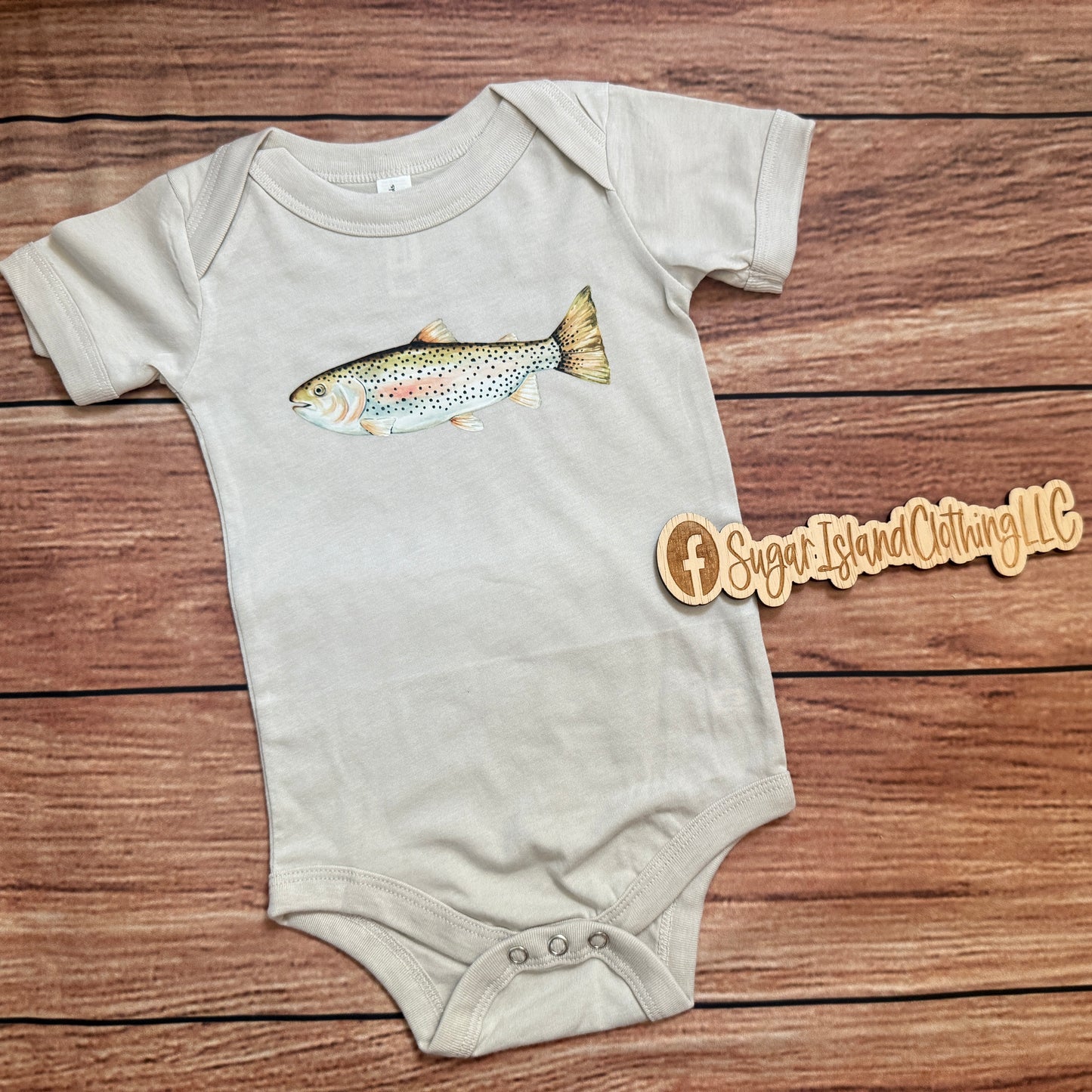 Rainbow Trout Fish Transfer Tee