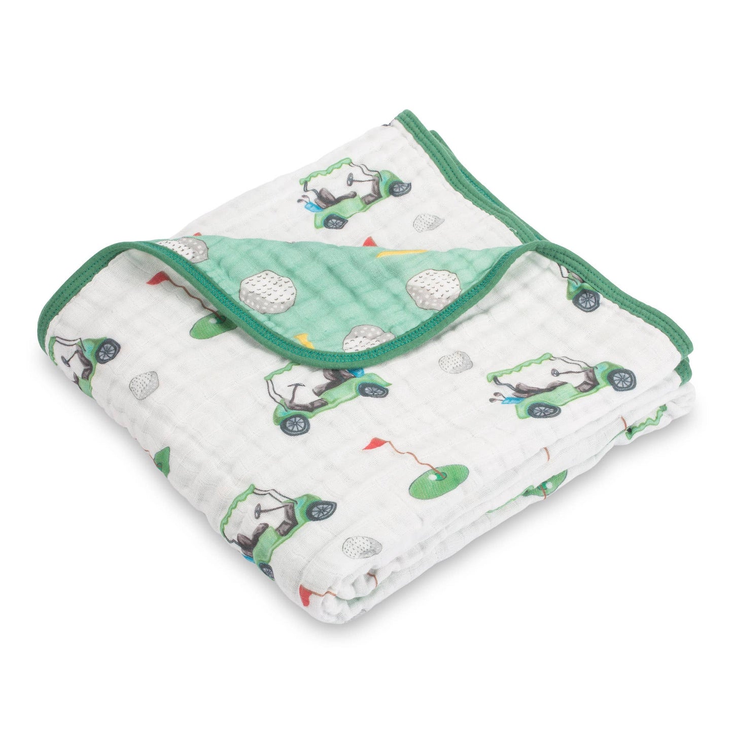 LollyBanks Golf A Round Muslin Quilt Baby & Kids Blanket