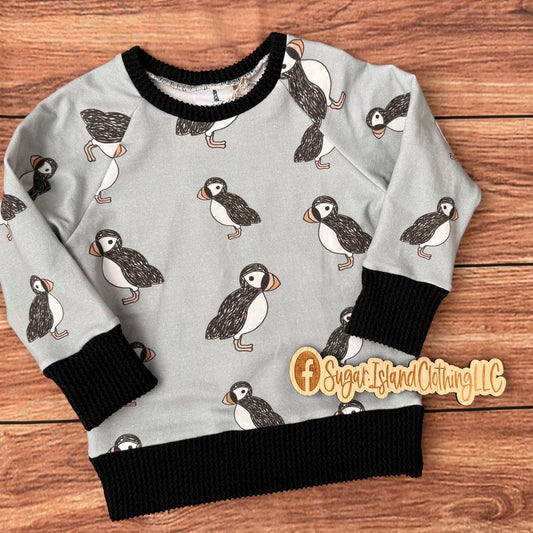 Puffin Raglan Sweater (toddler)