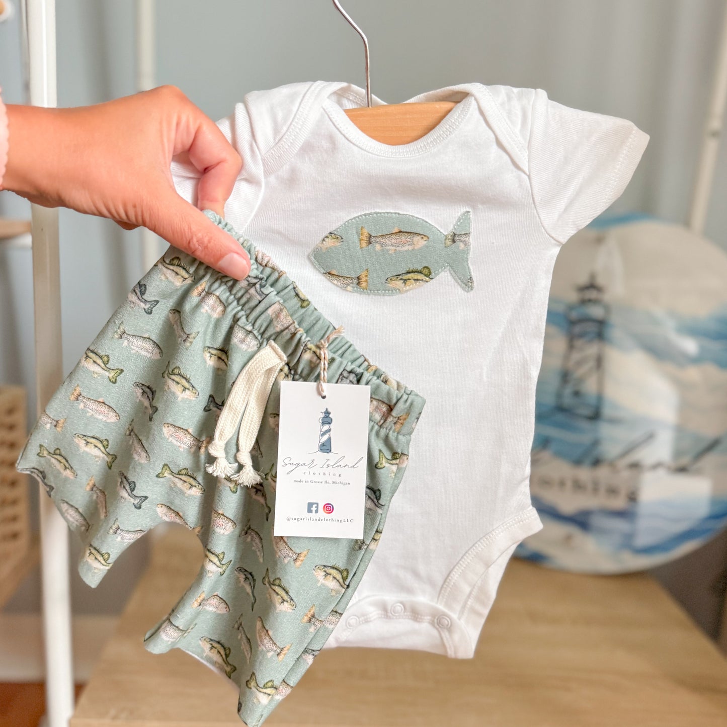 Fish Onesie & Shorts