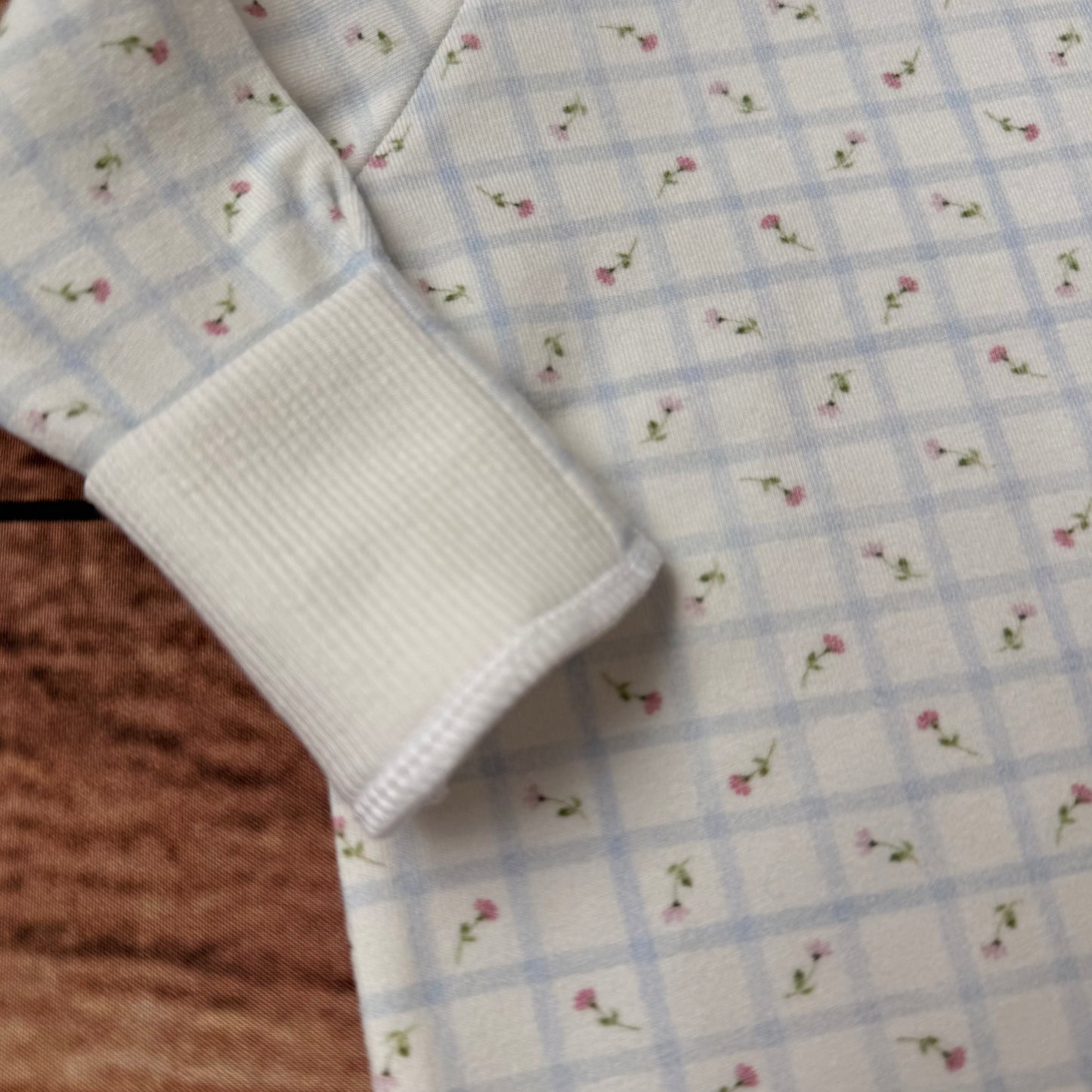 Knot Gown - Floral Check