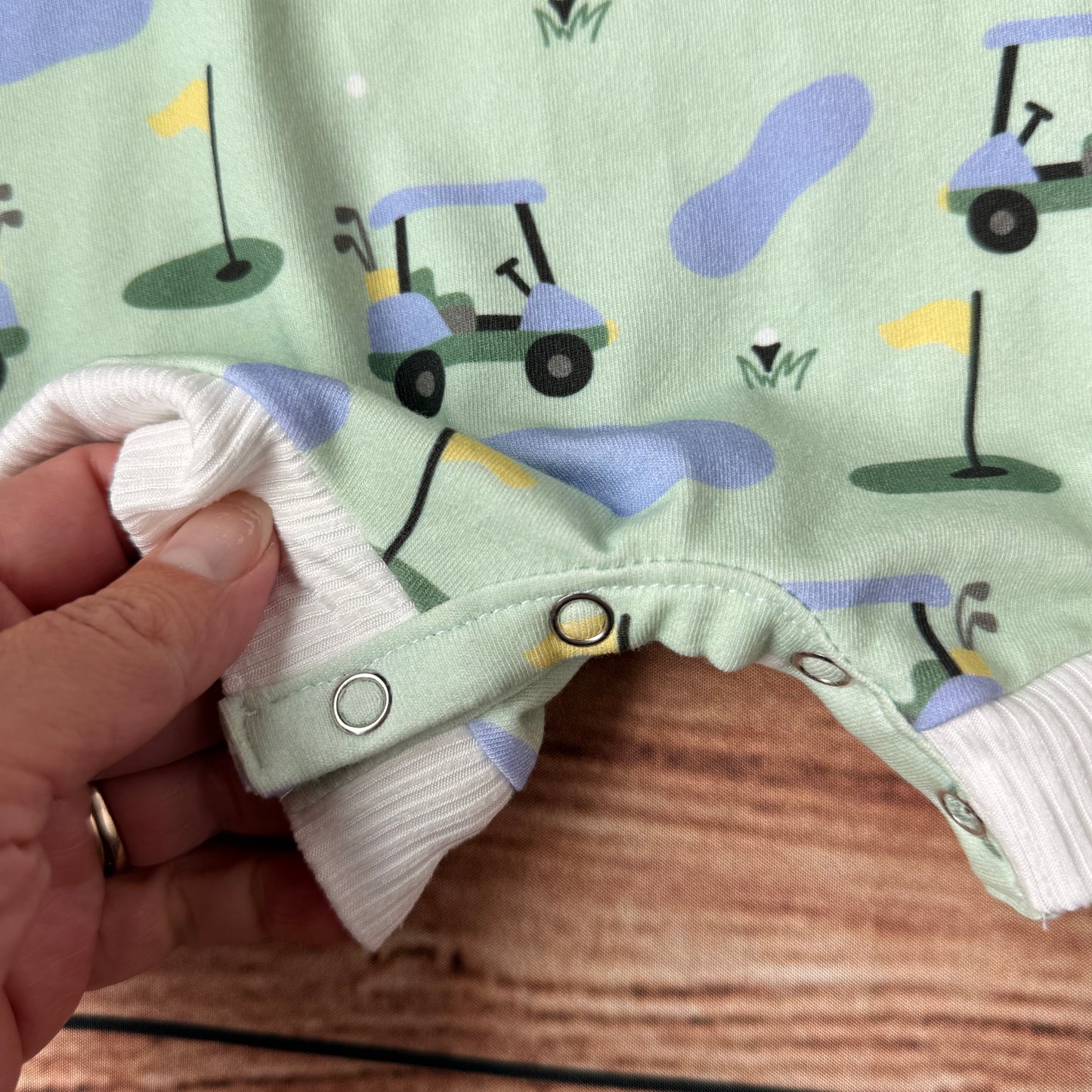 Green Golf Tank Romper