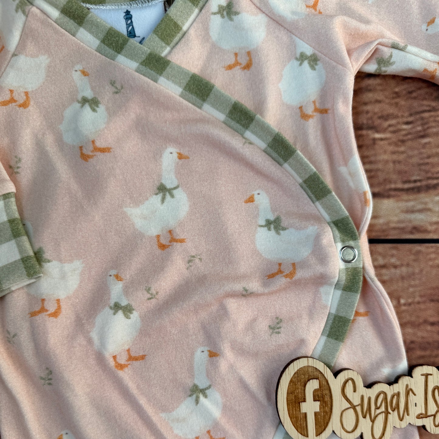Goose & Gingham Baby East Romper