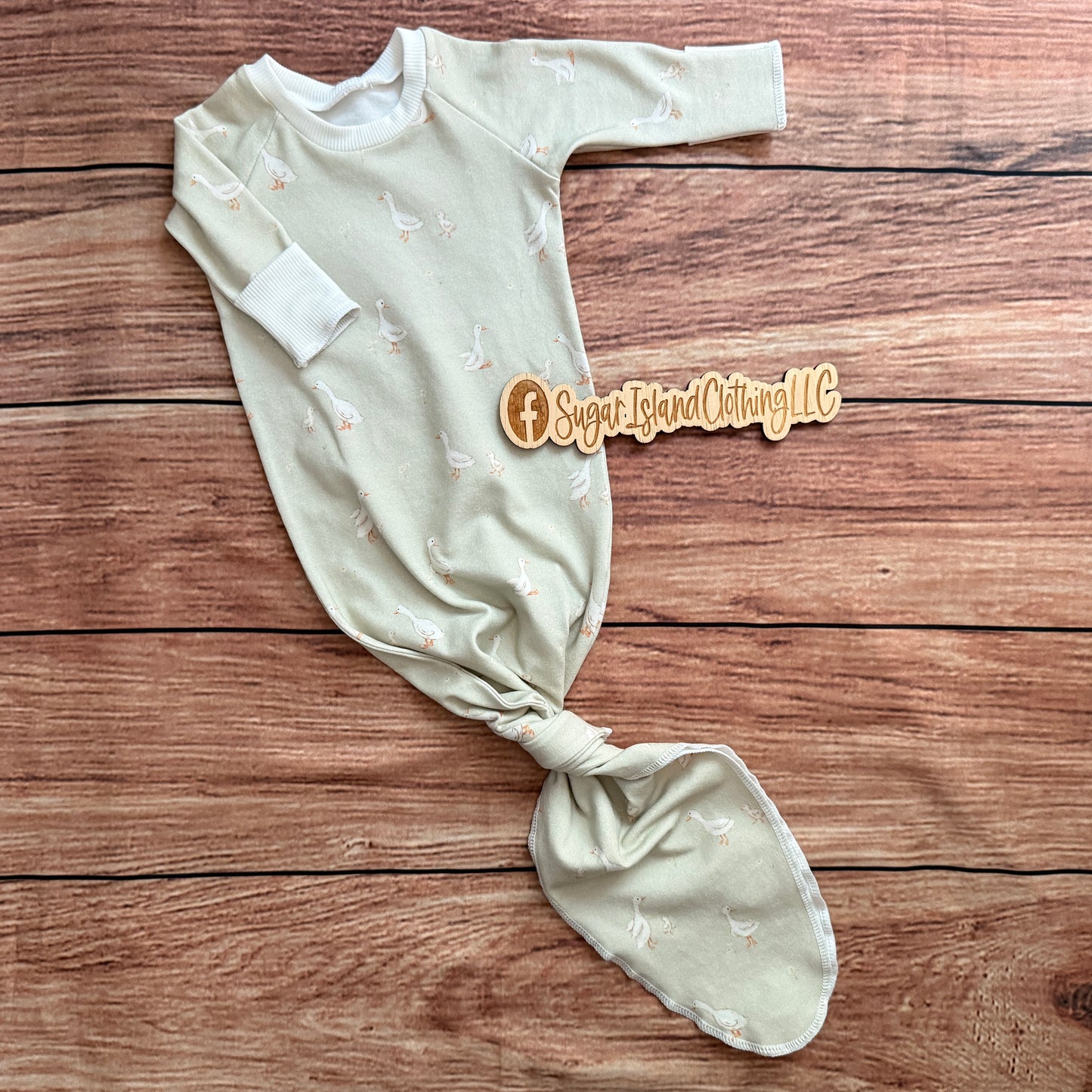 Knot Gown - Sage Green Goose