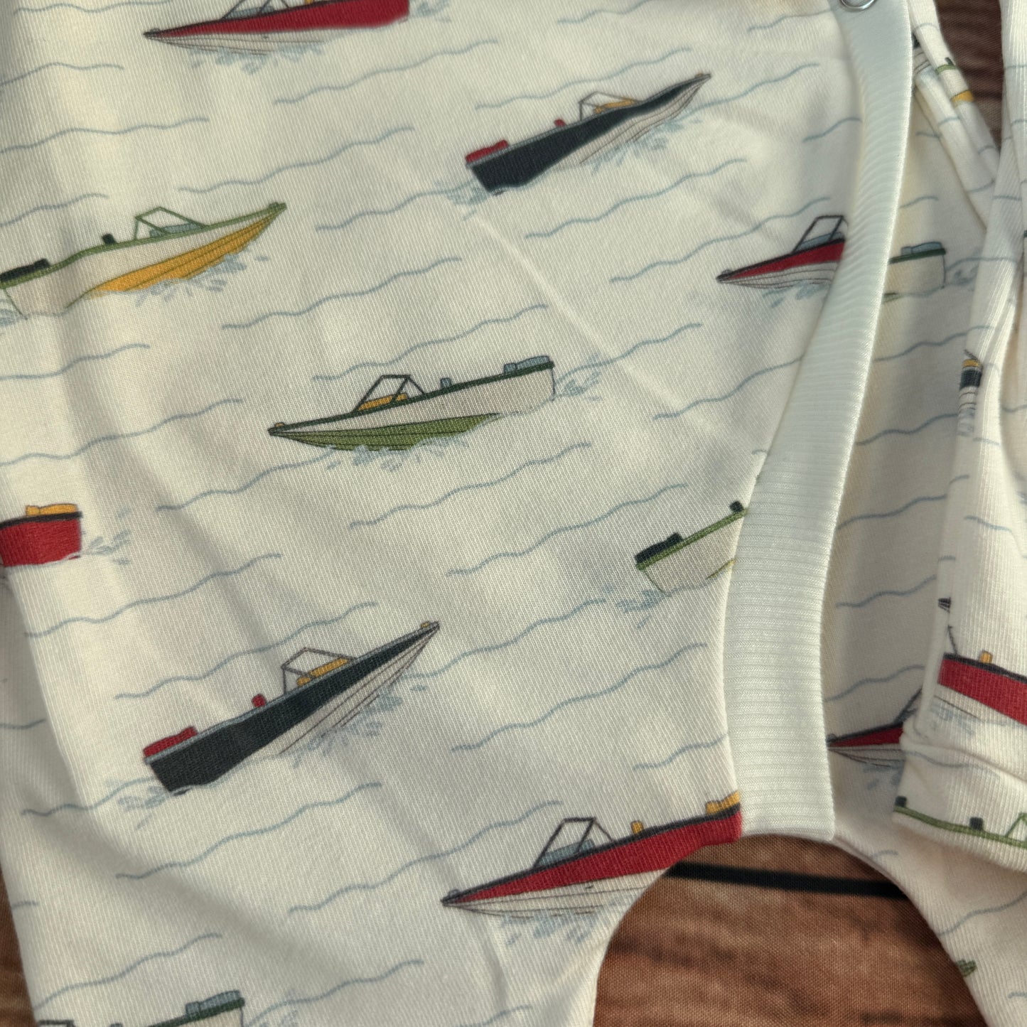 Speedboats & Waves Baby East Romper