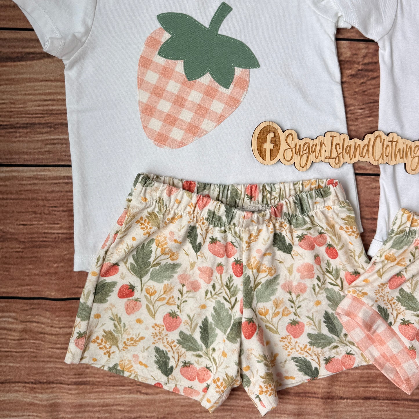 Berry Sweet Applique Top & Shorts