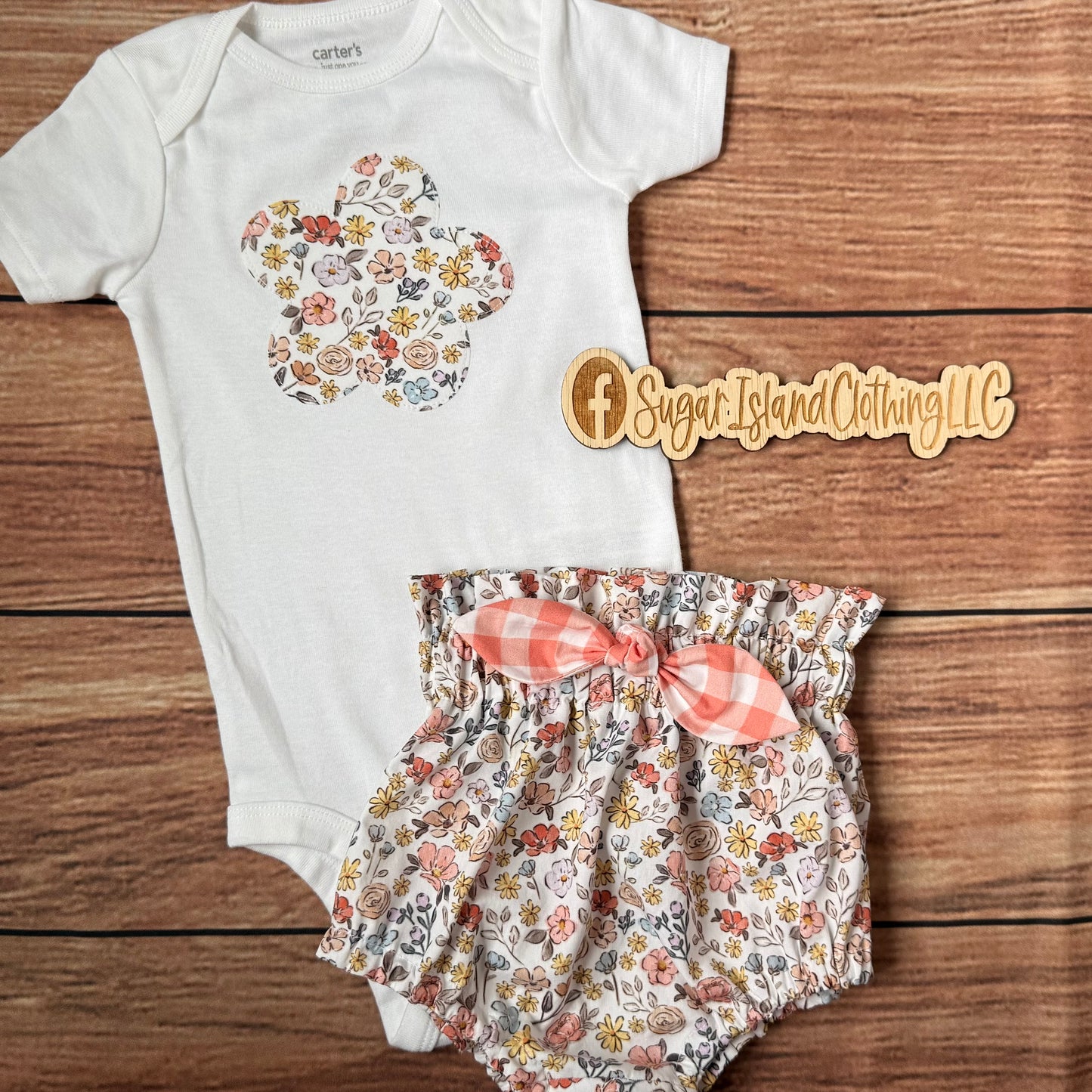 Onesie & Bloomer Set - Floral
