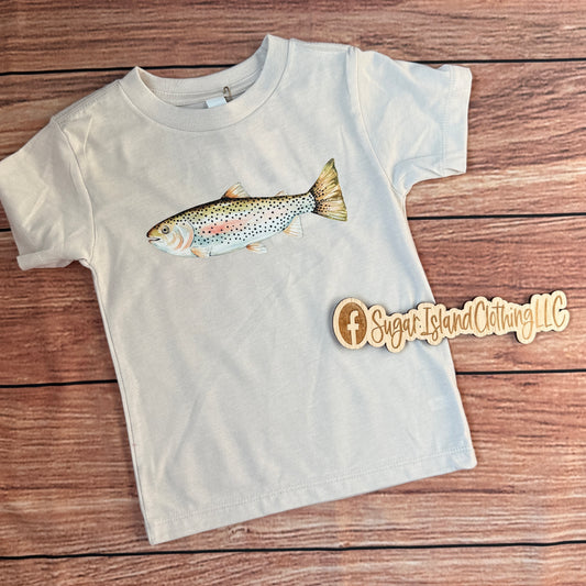 Rainbow Trout Fish Transfer Tee