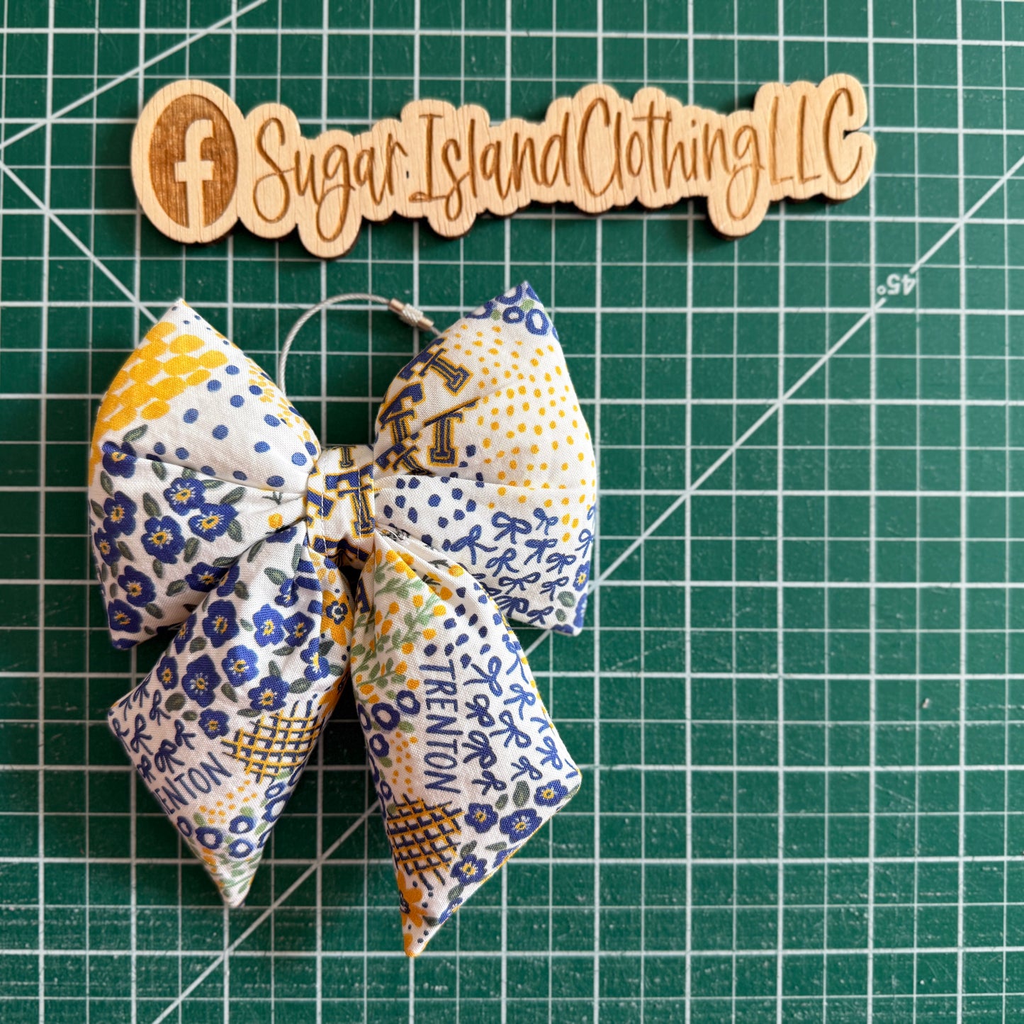 Puffy Bow Keychain (multiple fabric options!)