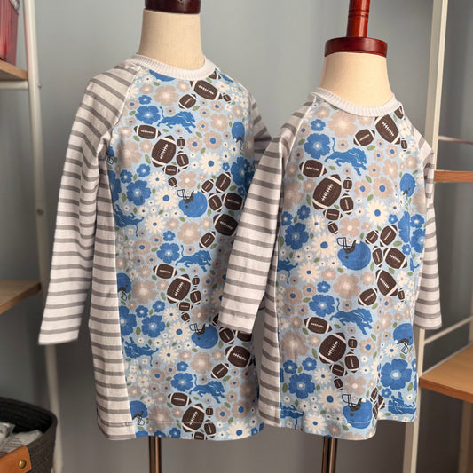 Lions Floral Raglan Dress