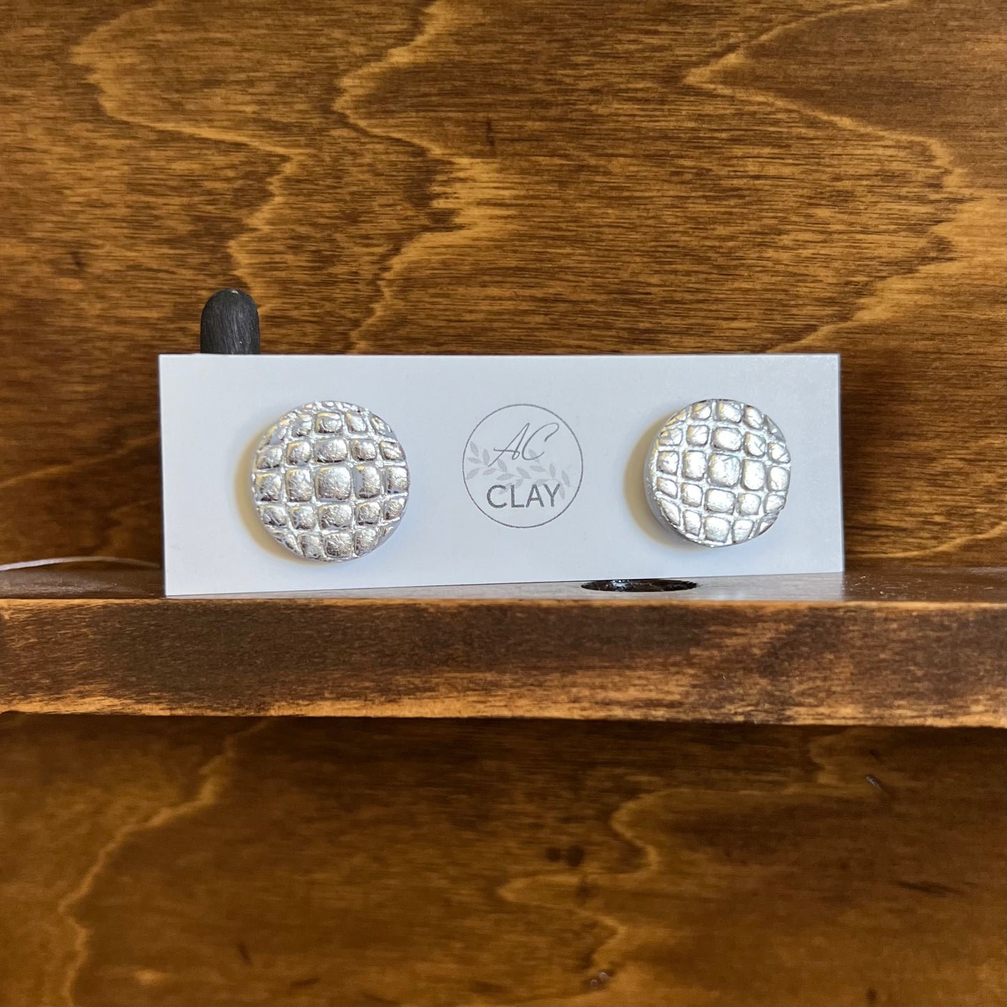 AC Clay Disco Ball Earrings