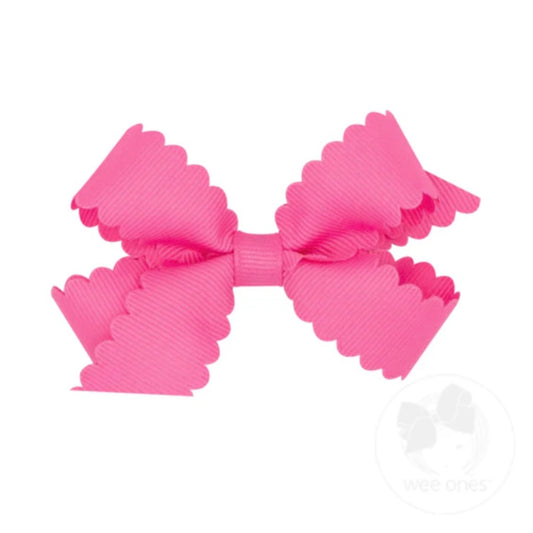 WeeOnes Mini Bow - Hot Pink