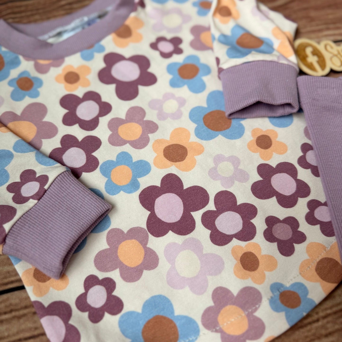 Floral Tunic & Footed Leggings Set