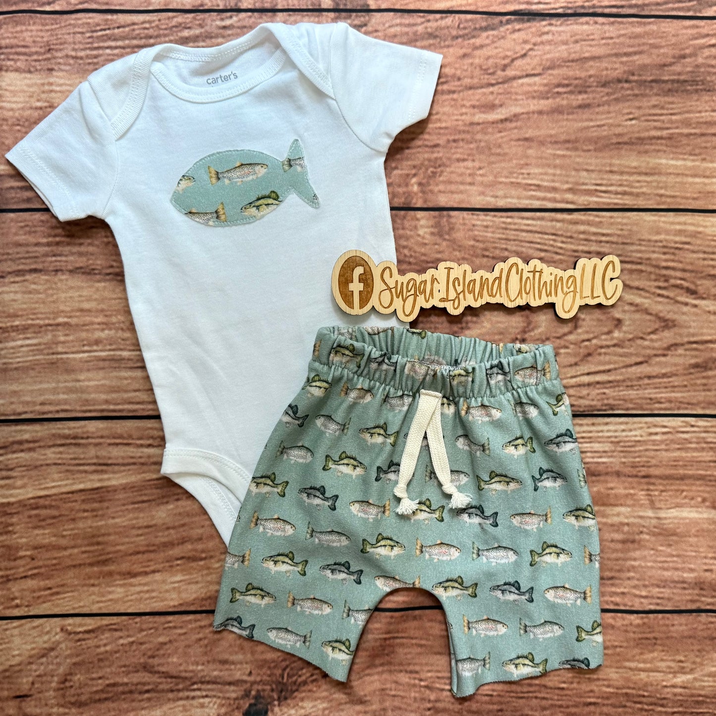 Fish Onesie & Shorts