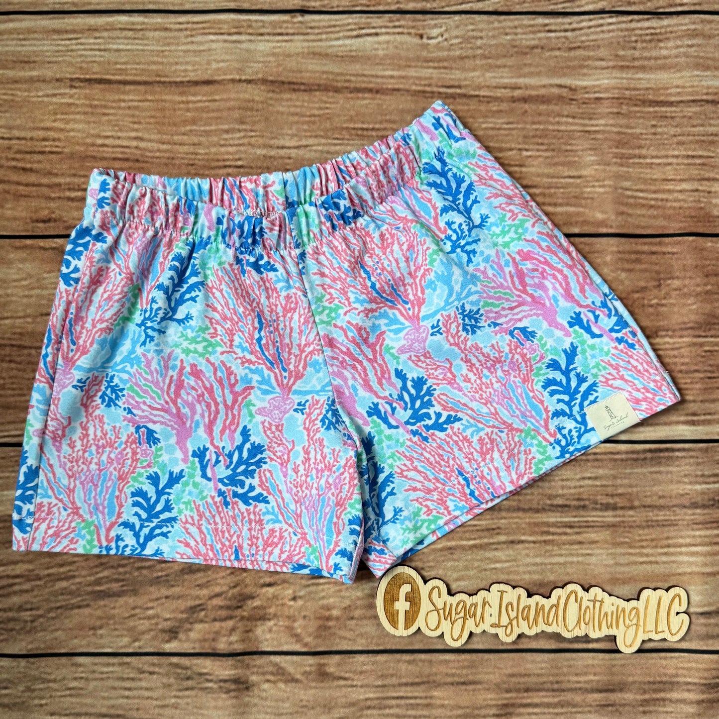 Lilly Coral Shorts