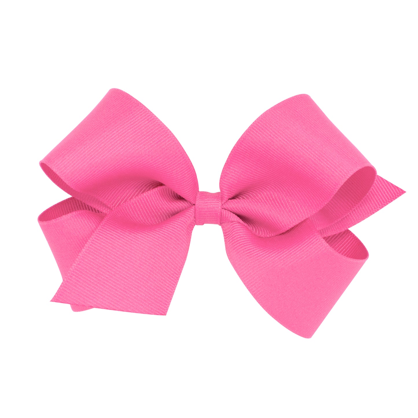 WeeOnes Medium Classic Grosgrain Bow - Hot Pink