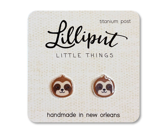 Lilliput Sloth Earrings